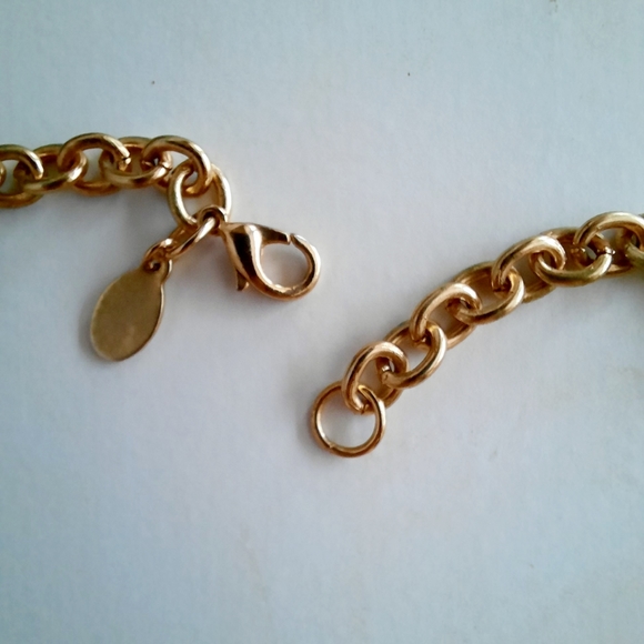 Vtg Double Shamrock Necklace Bijoux Terner - Picture 6 of 7